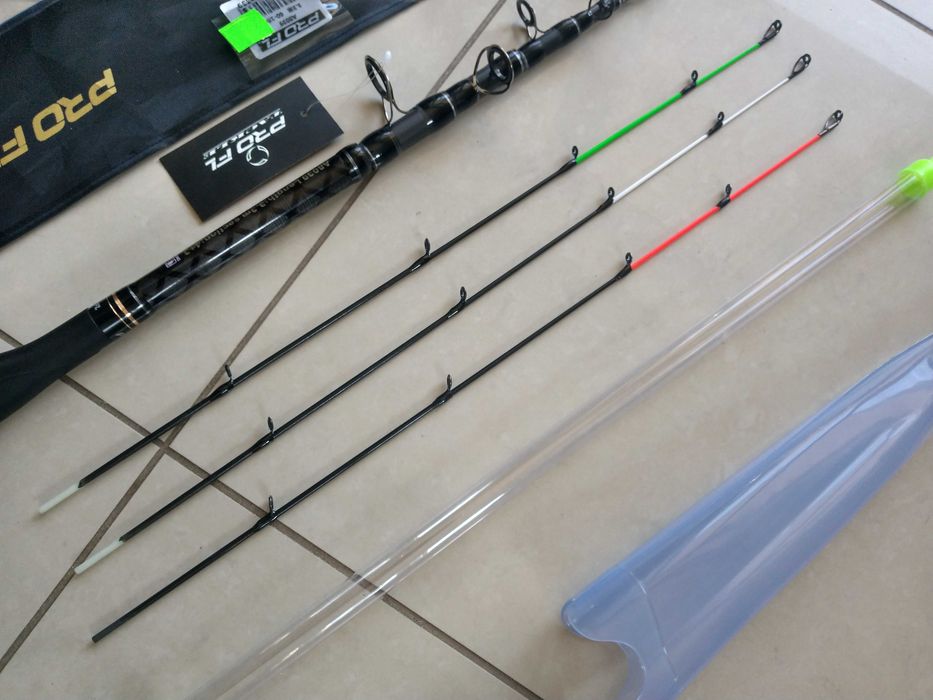 PRO FL Tele Feeder 3,30m 60-180g węglowy