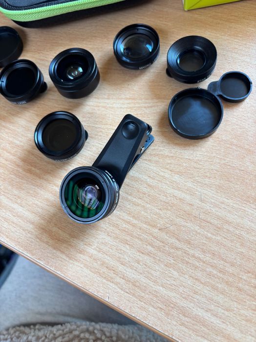 Apexel Zestaw obiektywów do telefonu 6 w 1