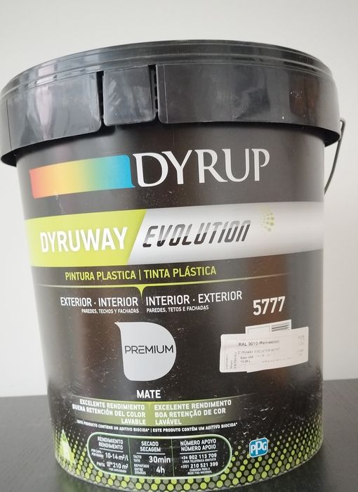 Balde 15 litros novo tinta Dyrup