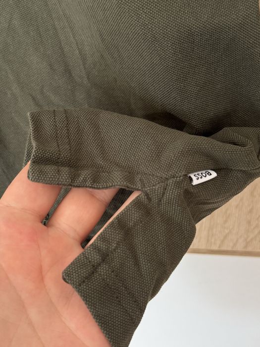 Koszulka Polo Hugo Boss XS 146cm khaki Modna chlopieca