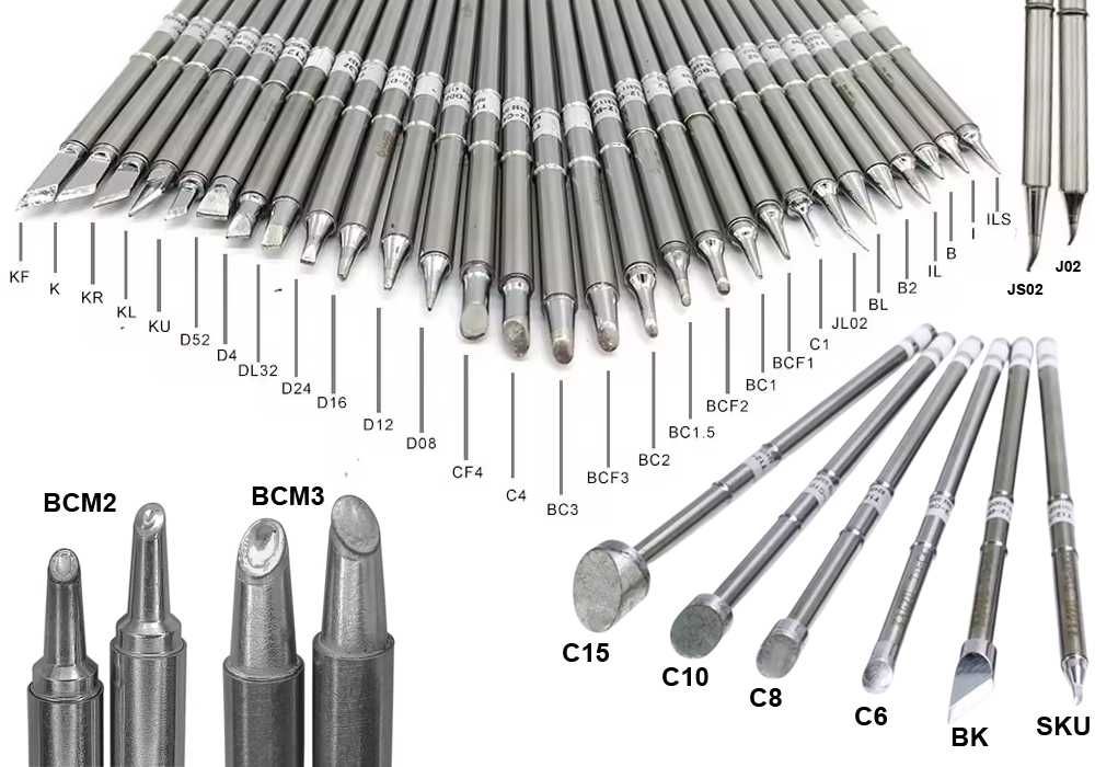 Жало для паяльника T12 T12P HS01 SH72, TS, 900M C210 C4 BC2 BCM2 та ін