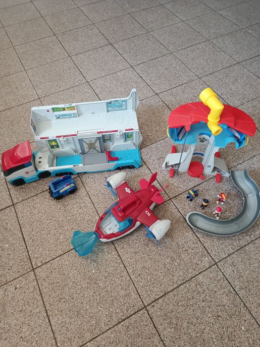 Conjunto Patrulha Pata camião avião torre