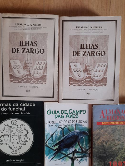 Ilhas de Zargo Volume 1 e 2 + 3 Livros Temáticas Madeirenses