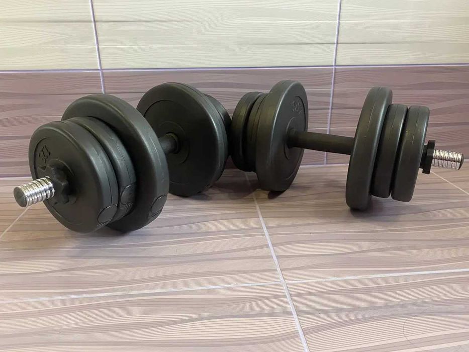 ТОП! Набор штанга + гантели, наборные грифы от 36 до 119 кг