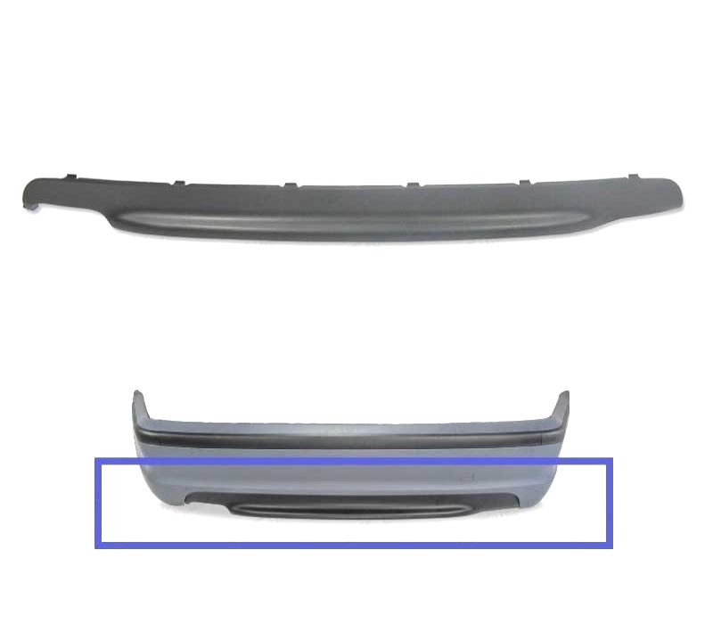 DIFUSOR BMW E46 BERLINA 01-05 LOOK M