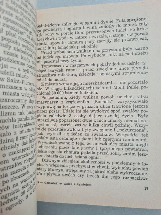 Człowiek w walce z żywiołem - Jerzy Juliusz Herlinger