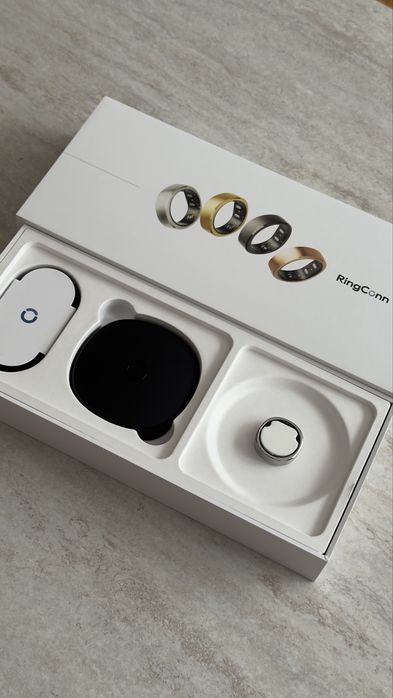 Smartring RingConn Gen 2 64,8mm (r.11) Srebrny - JAK NOWY