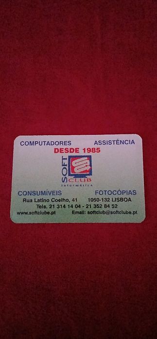 Calendário de bolso Soft Club Informática
