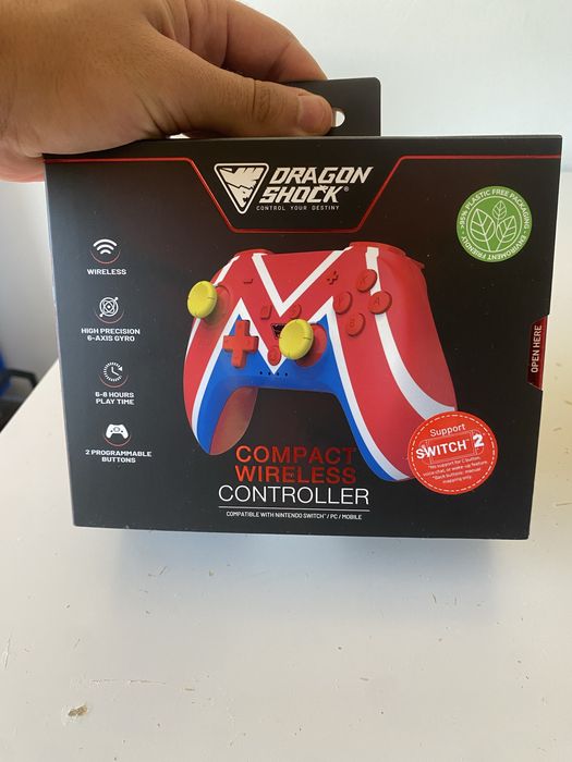 Comando Nintendo Switch 1 e 2 Versao Super Mario