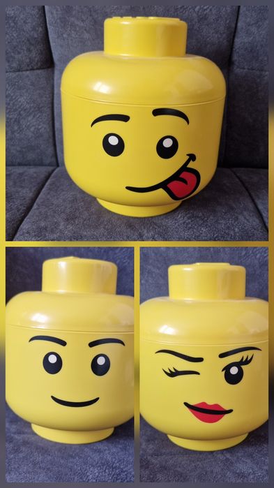 Lego pojemnik główka L Duży