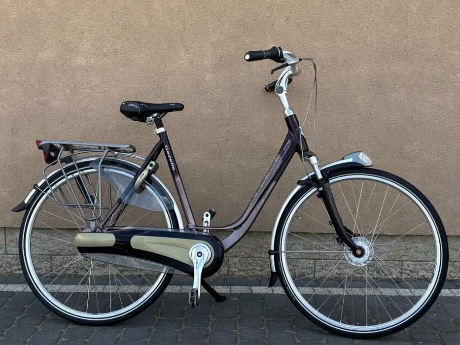 Miejski damski rower gazelle orange limited edition batavus sparta