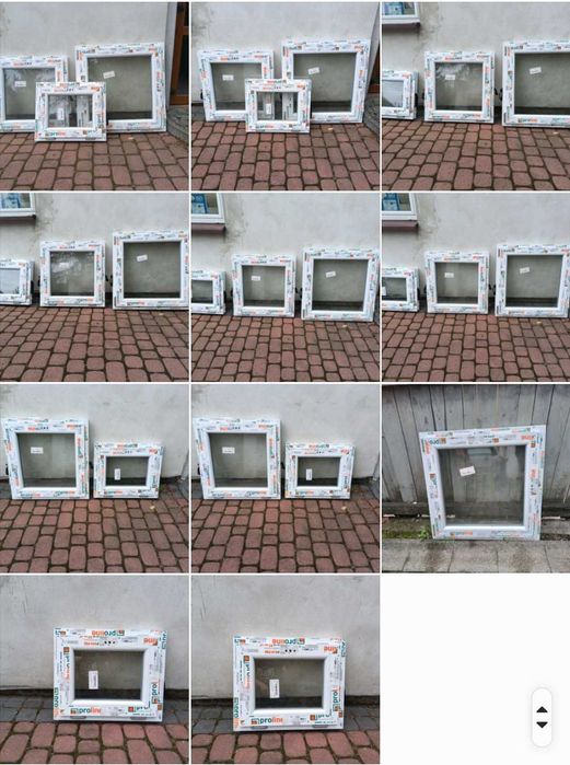 Okno PCV od ręki bez czekania NOWE