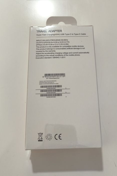 Carregadores rápidos 45w - novos