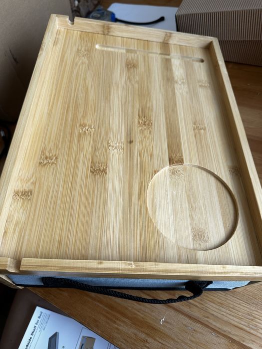 Organizer przy łóżku Bambusowy z szufladą