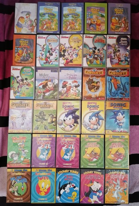 Lote 250 DVD's originais animação (LOTE 38)
