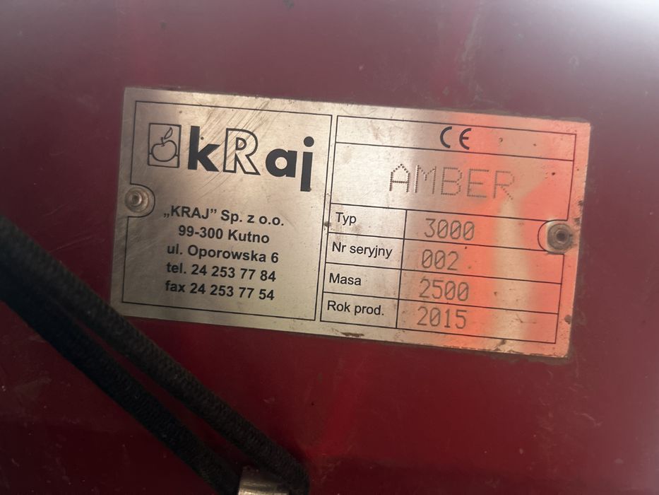 Siewnik UNIA AMBER 3000/3 – 2015 r. –Stan bardzo dobry