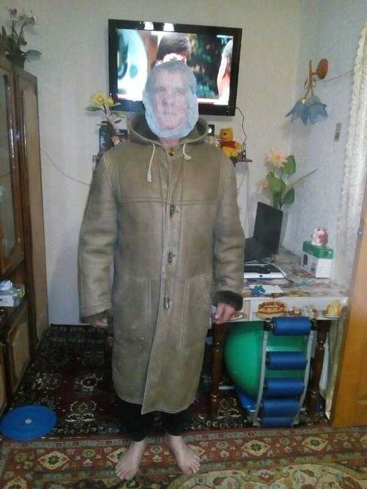 Мужская натуральная дублёнка