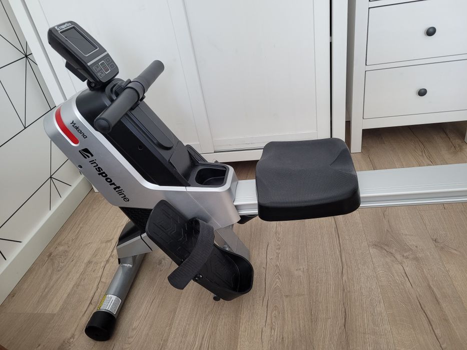 Wioślarz domowy magnetyczny inSPORTline Yukona + pas piersiowy