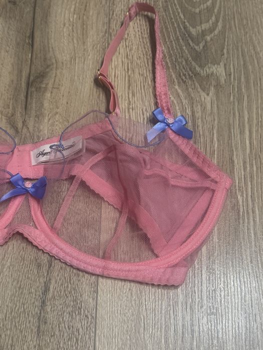 Biustonosz stanik agent provocateur transparentny