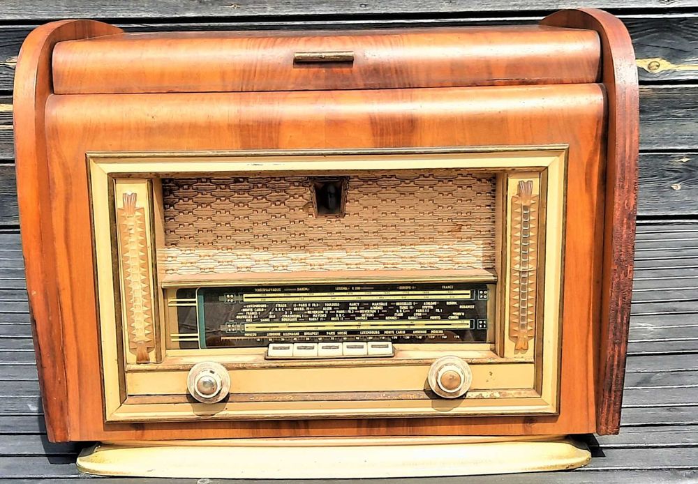 Radio lampowe z gramofonem ONDAX Paris RAMBOUILLET Francja