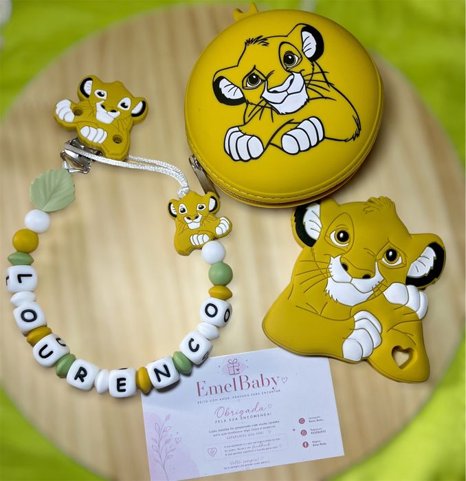 Prendedor de chupeta silicone