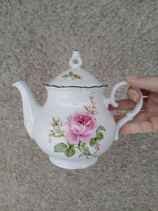 Чайний сервіз з Розами Чехія чайный сервиз фарфор Чехия  Розы