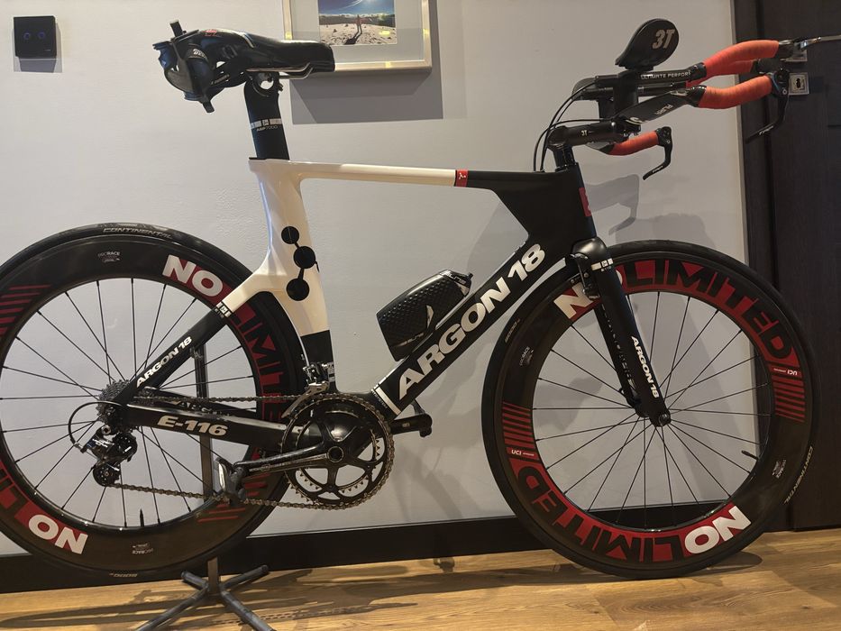 Rower Triathlonowy Argon 18 E-116, kola No Limited, Campagnolo,
