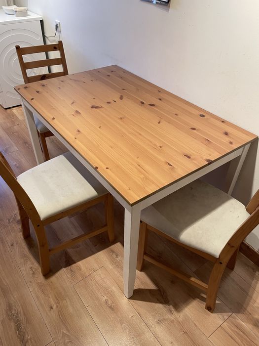 IKEA stół + 3 krzesła stan db