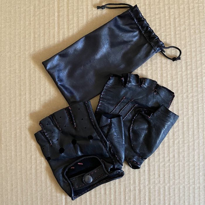 Luvas de condução unissexo (tam. 8) estilo “cabby” da LUVARIA ULISSES