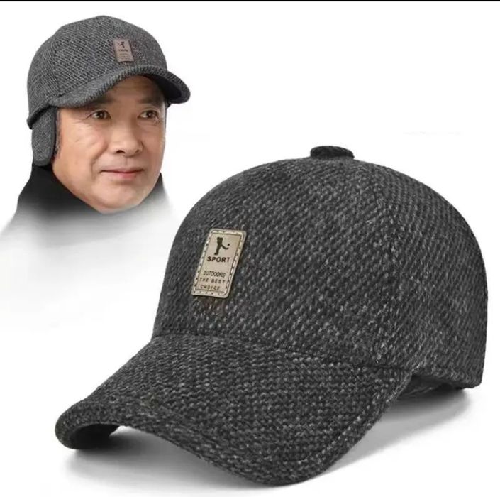 Кепка тёплая бейсболка