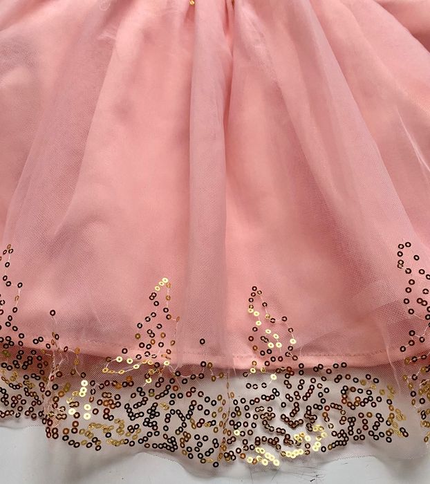 Miss Mona MOUSE tiul, cekiny, sukienka wizytowa NOWA