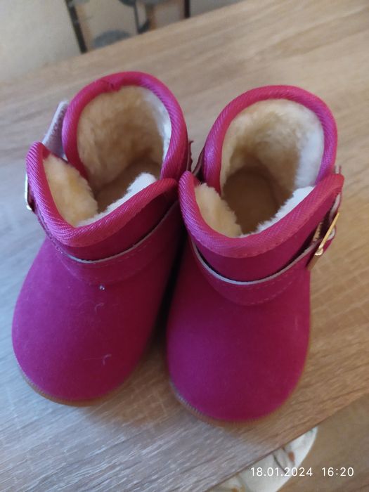 Дитячі уггі малинові