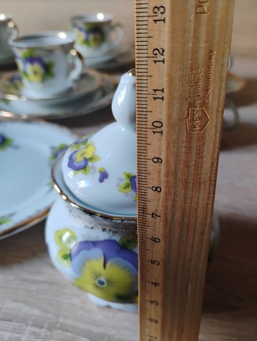 Filiżanka Trio bratki