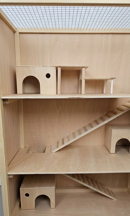 Casas P/ coelho/hamster personalizada