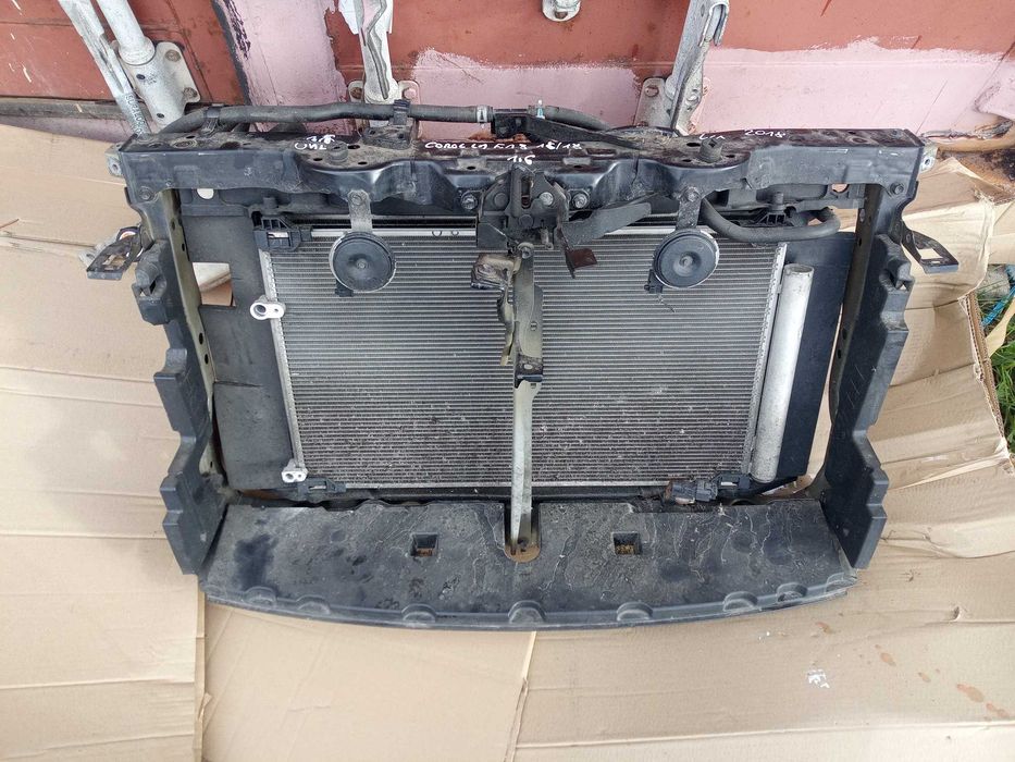 Toyota corolla e18 2016-2019 lift 1,6 valvematic chłodnice pas przód komplet