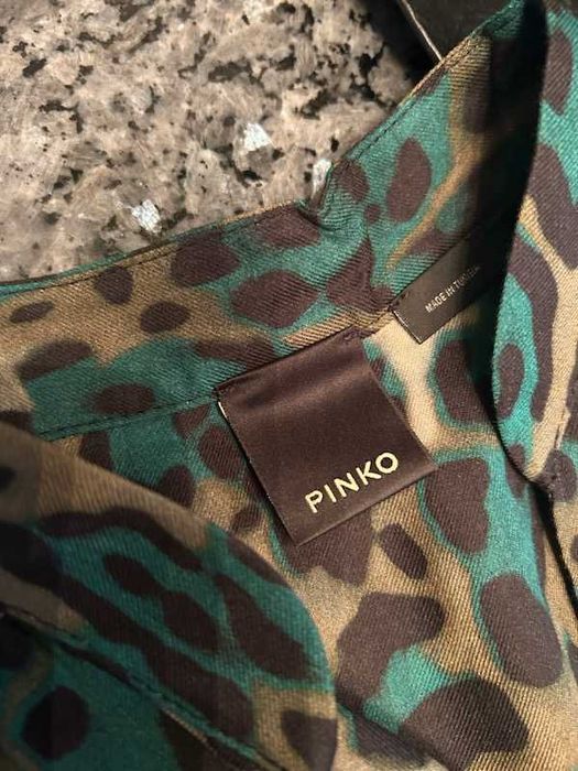 Piękna bluzeczka Pinko -śliczny print pantery  r.38
