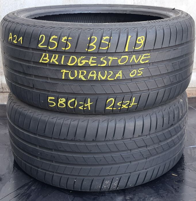 255/35/19 Bridgestone turanza 7mm
