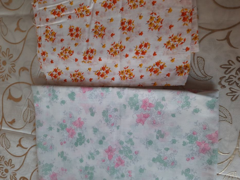 Отрезы  тканей СССР сатин,, вискоза,  ситец, бязь, батист, сорочечная