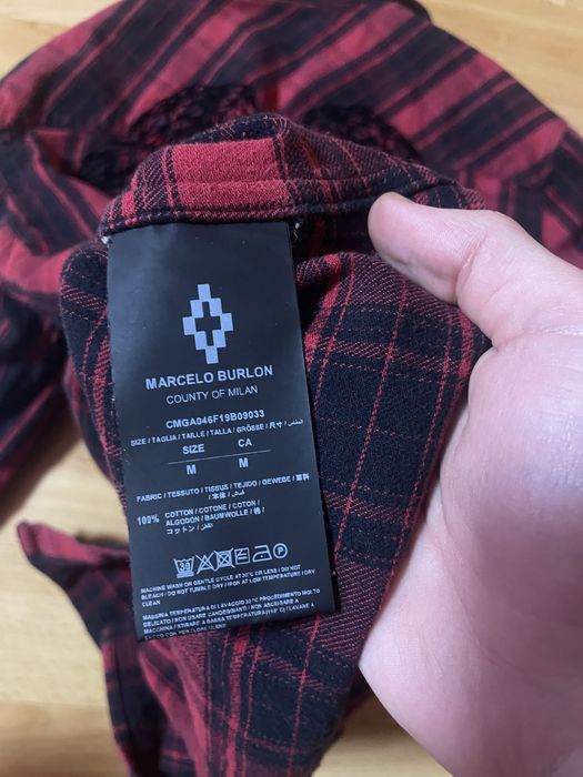 Бавовняна сорочка Marcelo Burlon оригінал!