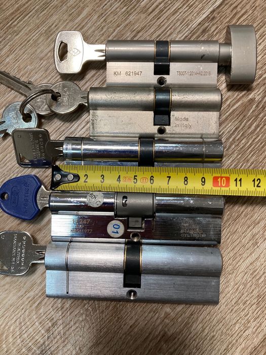 Цилиндр половинка замок ABLOY Novel Protec243 (32,5*10,5) хром.Новая