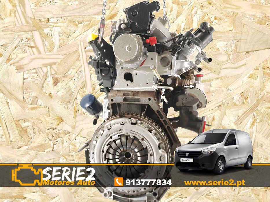 Motor Dacia Dokker 1.5 DCI 90cv [ K9K612 ]