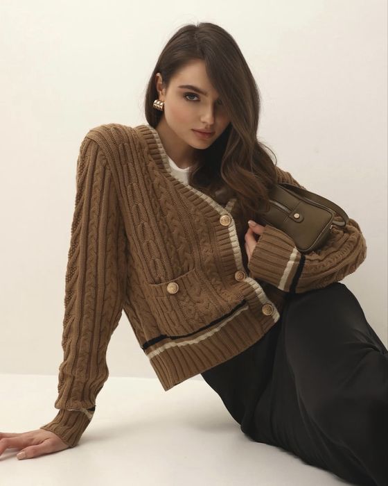 Кардиган від Cher 17 у стилі Old Money XS–S