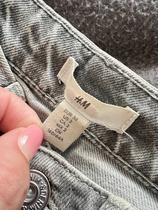 Джинси сірі від H&M розмір 34