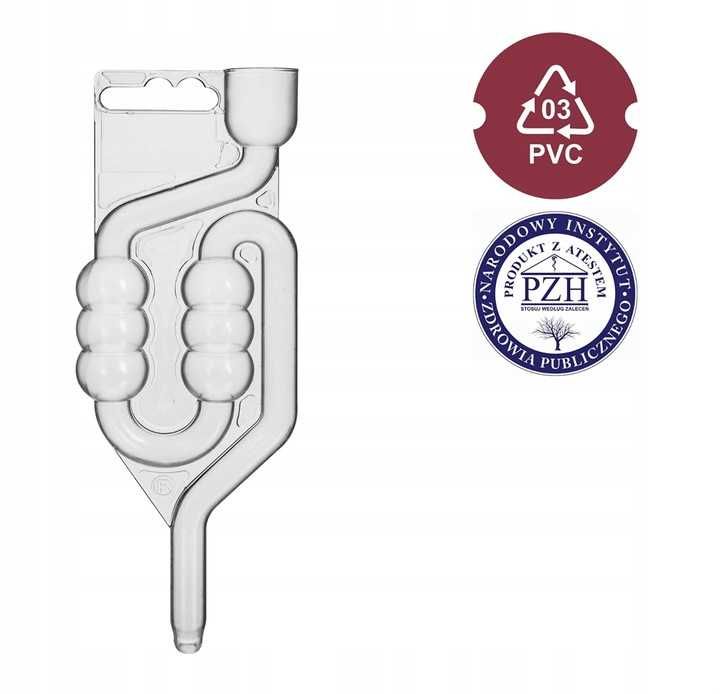 Rurka fermentacyjna plastikowa - 6komorowa