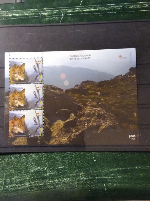 1999 Bloco Europa Parques Nacionais Portugal MNH **