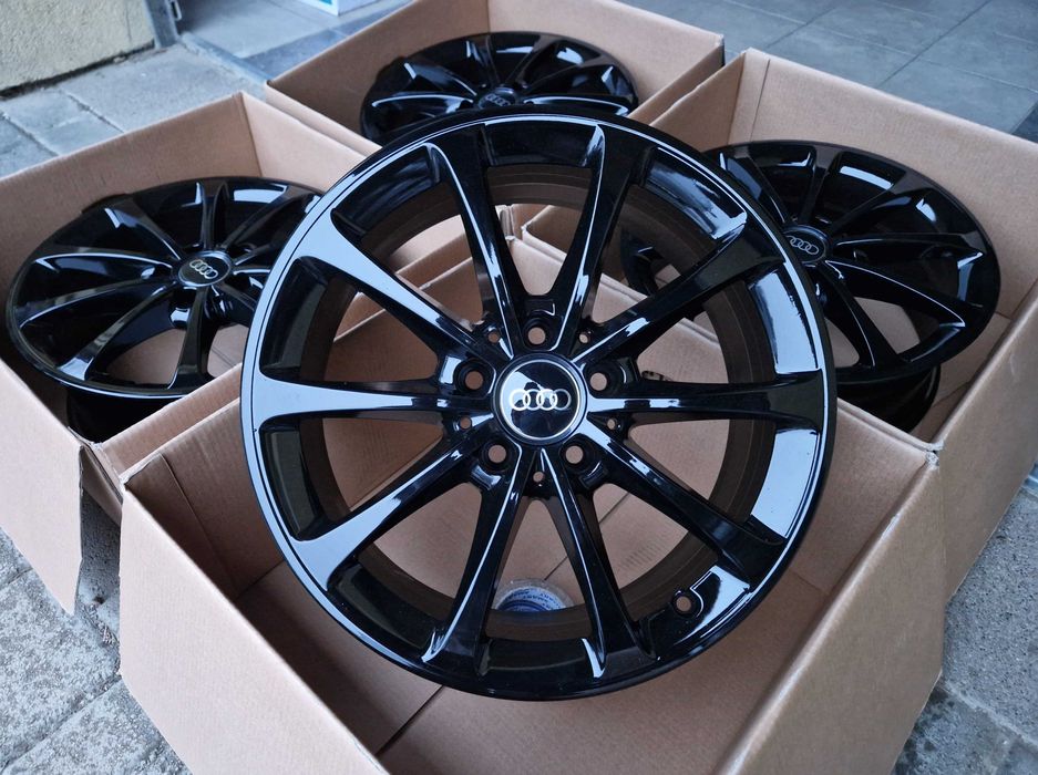 Alufelgi 17 5x112 Audi A3 A4 Q2 Q3 Seat Leon Exeo Altea Ateca Czarne !