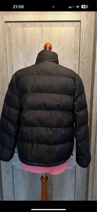Levis czarna puchowa ocieplana kurtka S M 36 38
