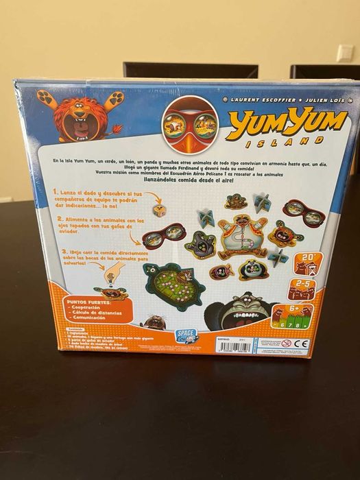 Yum Yum Island Novo Selado | Jogo de Tabuleiro Cooperativo Família Crianças