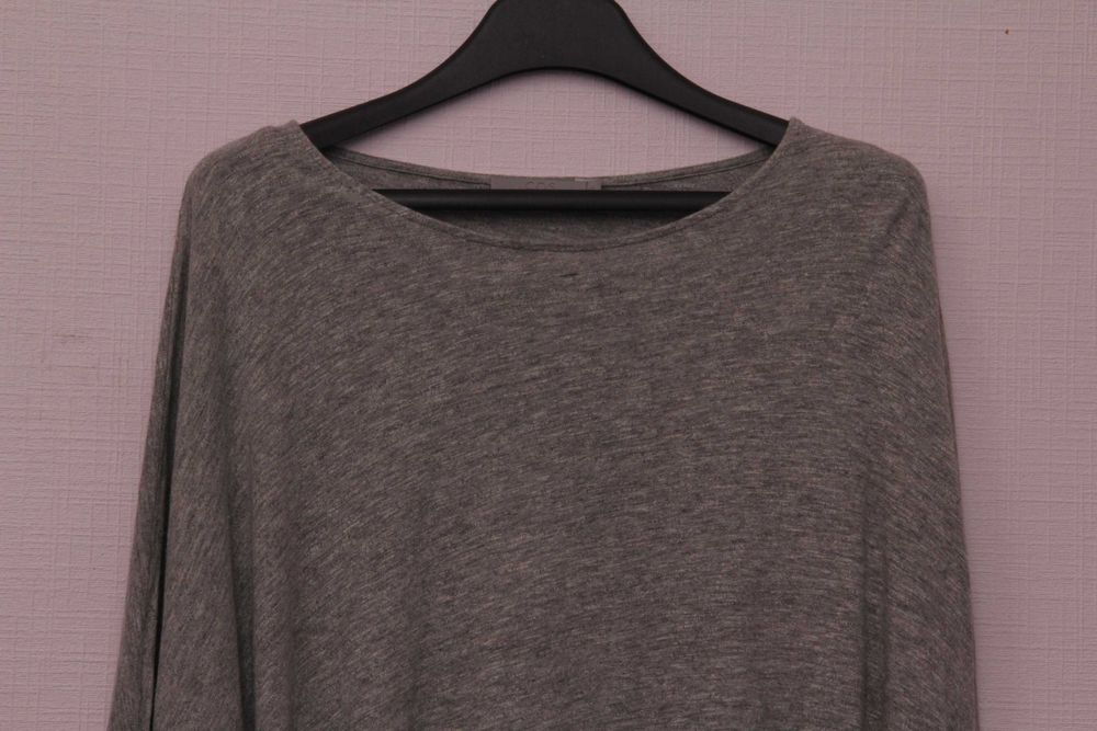 COS рр S пончо из хлопка и вискозы