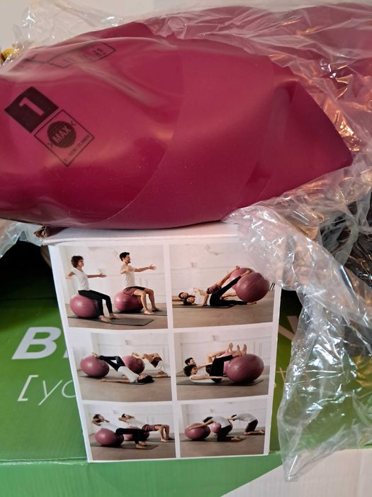 Bola de Ginástica e Pilates rosa Nyamba Decathlon
